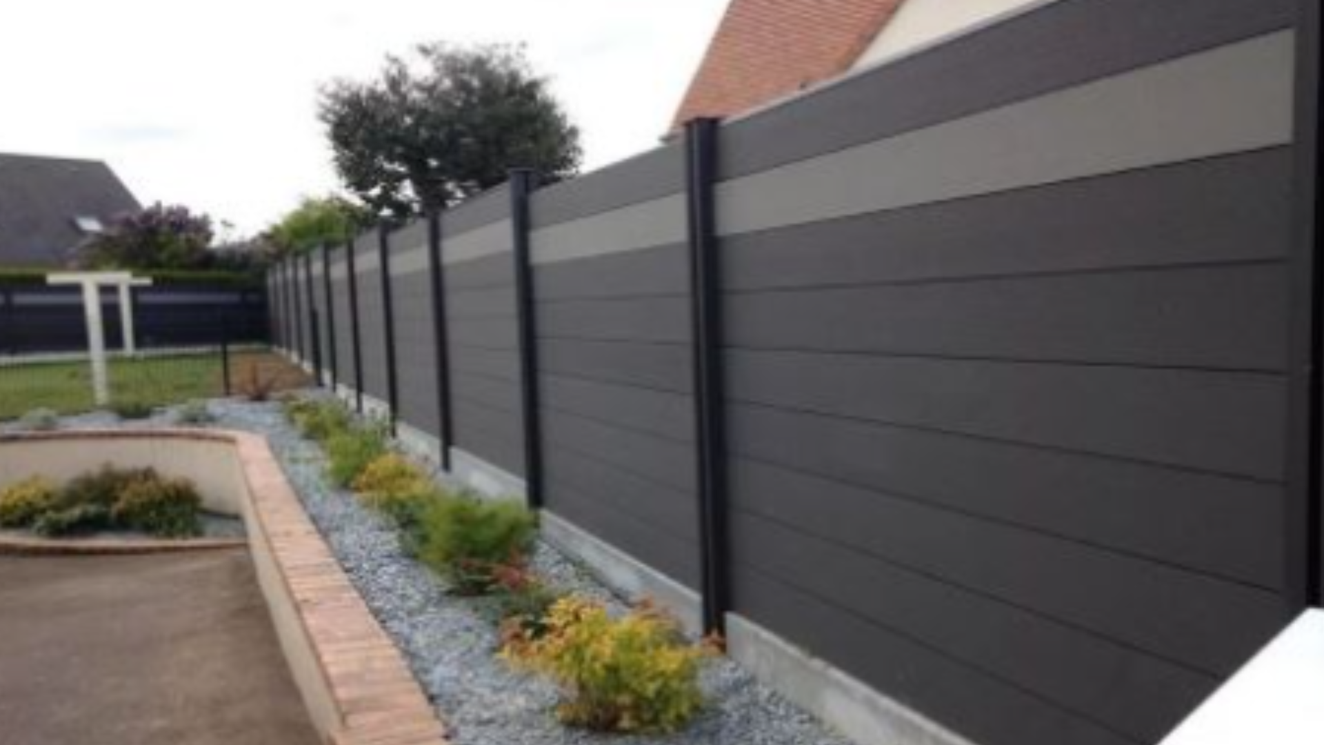 Outdoor Eco-Friendly Garden Fence Composite Cheap WPC Fence